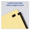 Avery Dennison Pre-Printed Numeric Index Dividers, 1-31, Leather 11352